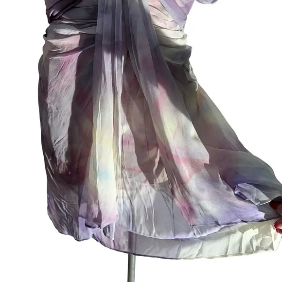 Roberto Cavalli NWT “Abito” lilac silk dress in size 42 (US size 6). Gorgeous - Picture 10 of 15